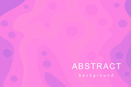 Vector illustration. Abstract pink flat background with circles. Use for poster, webのイラスト素材