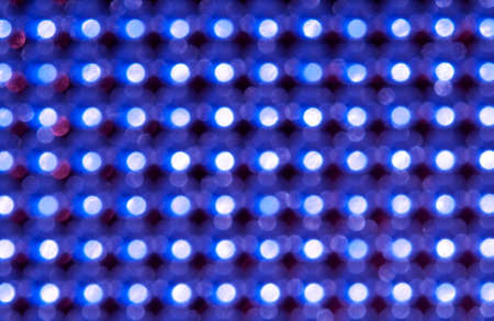 Blurry pattern of blue decoration lights. の写真素材
