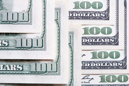 dollar hundred banknote background. closeupの写真素材