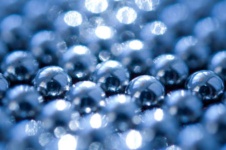  shiny blue purple beads abstract background. selective focus.の写真素材