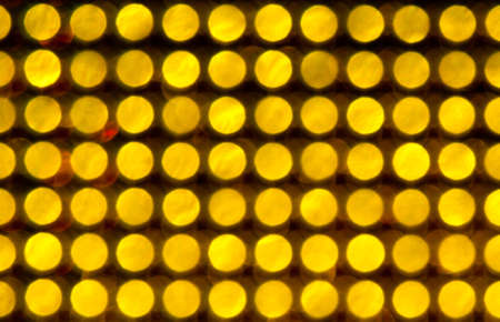 Blurry pattern of yellow decoration lights. の写真素材