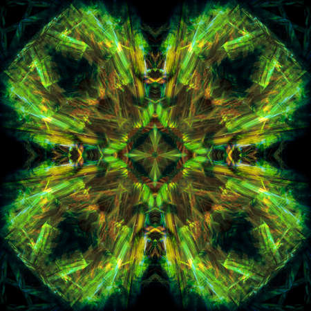 Art abstract design. Vivid, color, mirror pattern.