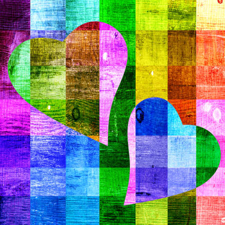 Painted wood board texture with grunge pattern.の写真素材