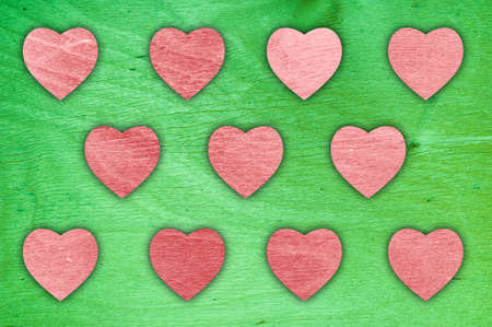 Valentines day colorful background with hearts shape.