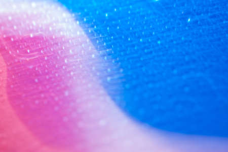 Drops on a shiny surface with a motion blur effect. Violet tonality in the style of the 80-90s.