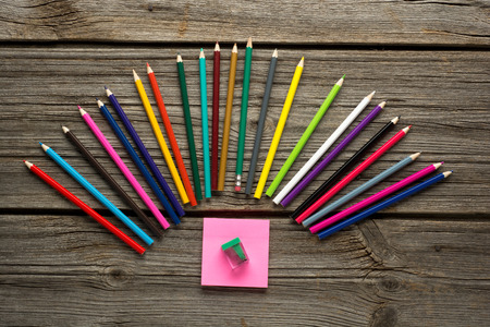 Back to school concept on grunge background close upの写真素材