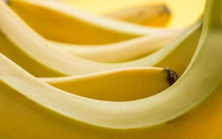 Close up fresh ripe banana textures.の写真素材