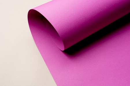 background image of colored wave of curved sheets of paper .の写真素材