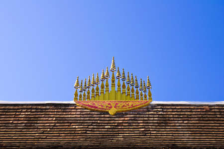 roof of templeの写真素材