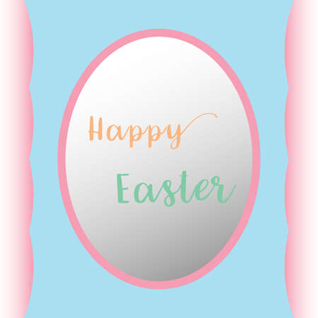 Flat eggs happy easter background, vector Illustration EPS10