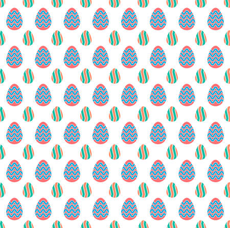 easter egg design shape pattern background,vector Illustration EPS10のイラスト素材