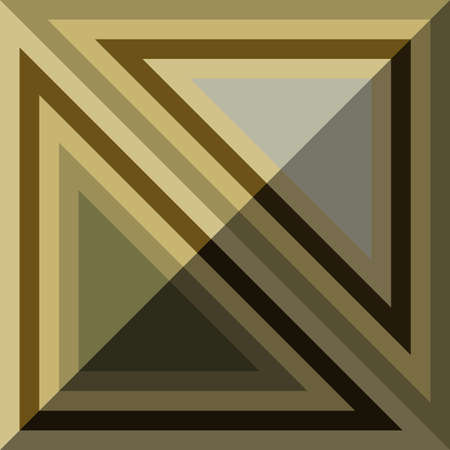 A brown tone contrast triangle shape design background,vector Illustration EPS10のイラスト素材