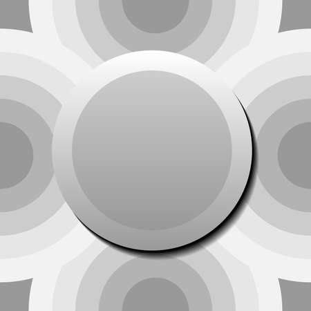 grey circle overlapping and badge background,vector Illustration EPS10のイラスト素材
