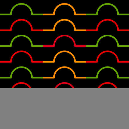 Abstract red green and orange color circle line people background,vector Illustration EPS10のイラスト素材