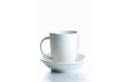 coffee cup isolated on  white backgroundの写真素材