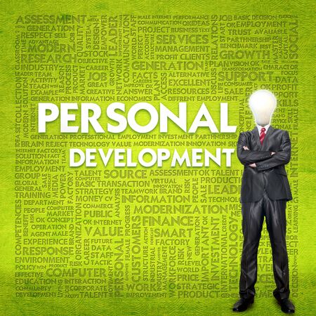 Word cloud for business concept,human developmentの写真素材