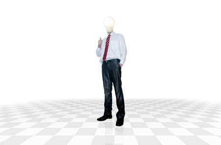 Business man stand upの写真素材