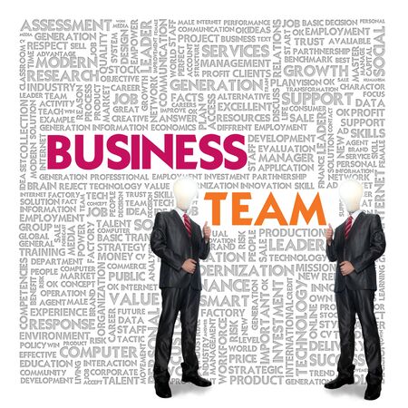 Business word cloud for business and finance concept, Business Teamの写真素材