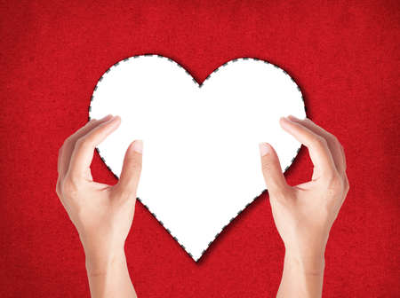 Heart pn wave texture backgroundの写真素材