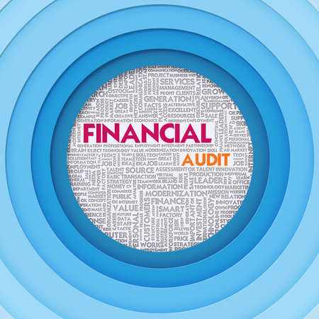 Business word cloud for business concept, FInancial Conceptの写真素材