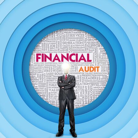 Business word cloud for business concept, FInancial Conceptの写真素材