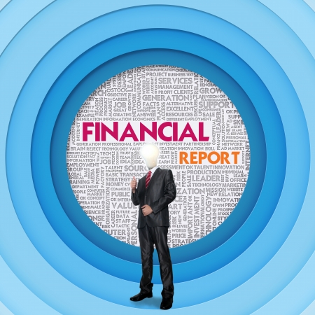 Business word cloud for business concept, FInancial Conceptの写真素材