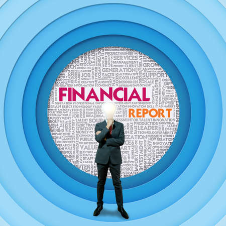 Business word cloud for business concept, FInancial Conceptの写真素材