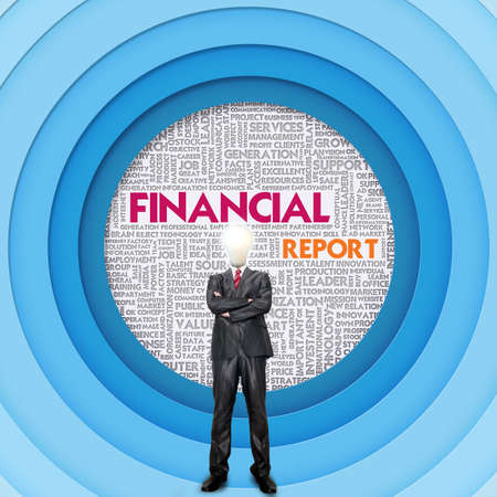 Business word cloud for business concept, FInancial Conceptの写真素材