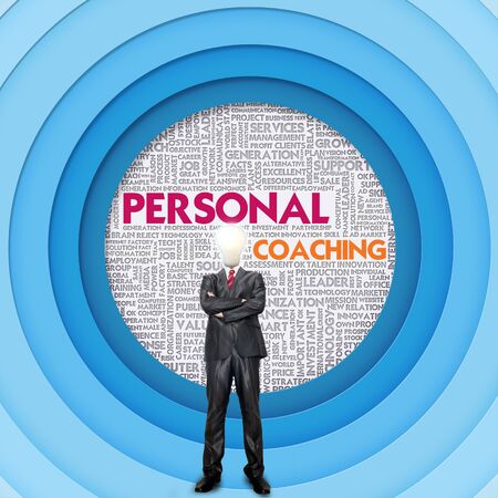 Business word cloud for business concept, Personal Coachingの写真素材