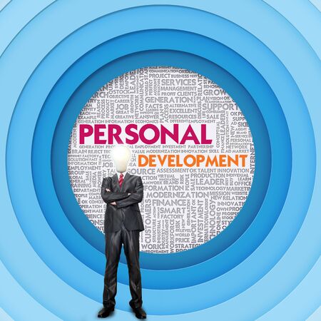 Business word cloud for business concept, Personal Developmentの写真素材