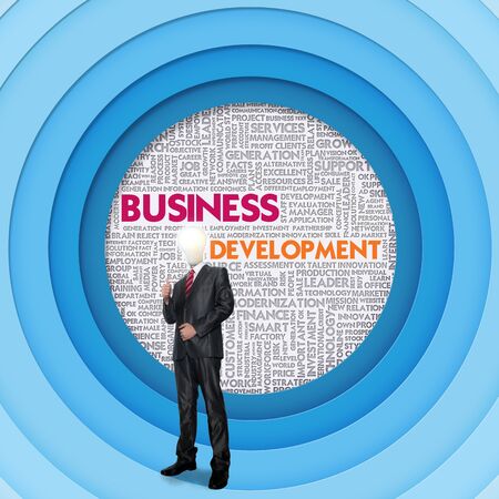 Business word cloud for business concept, Business Developmentの写真素材