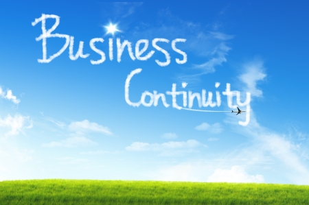 Cloud for business concept, Business Continuityの写真素材