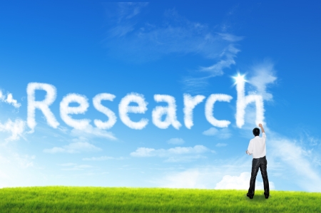 Cloud for business concept, Researchの写真素材