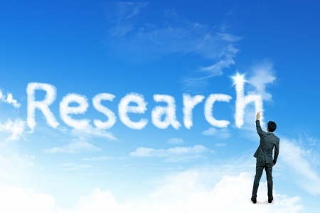 Cloud for business concept, Researchの写真素材