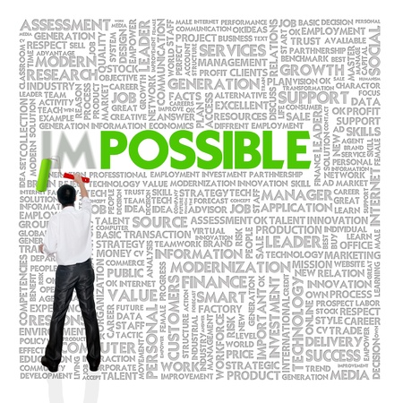 Business word cloud for business and finance concept, Opportunityの写真素材