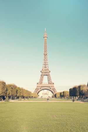 Autumn in Paris - Eiffel towerの写真素材