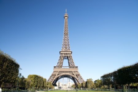 Autumn in Paris - Eiffel towerの写真素材