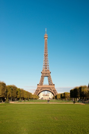 Autumn in Paris - Eiffel towerの写真素材
