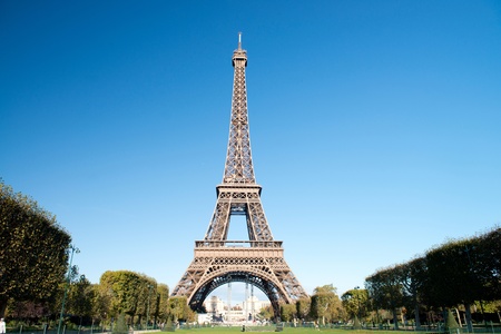 Autumn in Paris - Eiffel towerの写真素材
