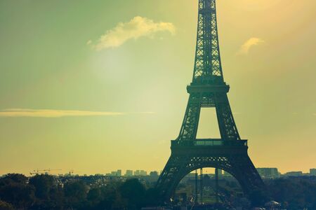 Paris Eiffel Towerの写真素材