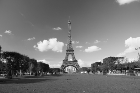The Eiffel Tower in Paris, Franceの写真素材