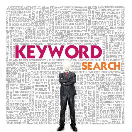 Business word cloud for business and finance concept, Search Engine Conceptの写真素材