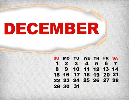 2013 year calendarの写真素材