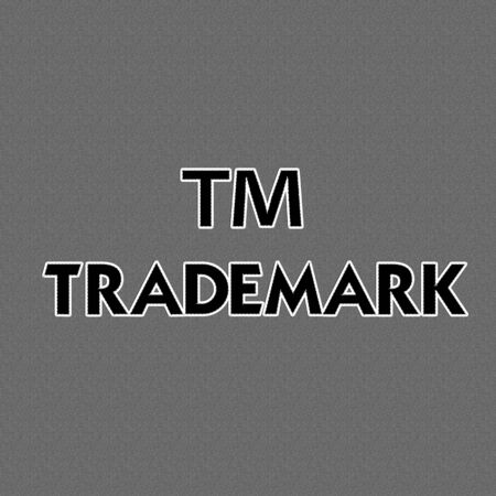 Copyright registered and trademark symbols isolated over white with stitch styleの写真素材