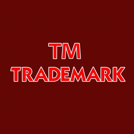 Copyright registered and trademark symbols isolated over white with stitch styleの写真素材