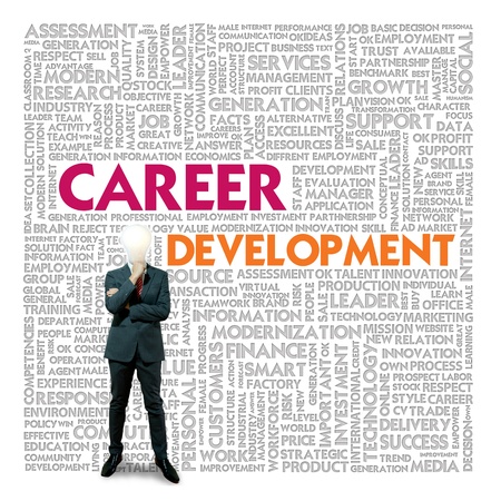 Word cloud for business and finance concept, Career Developmentの写真素材