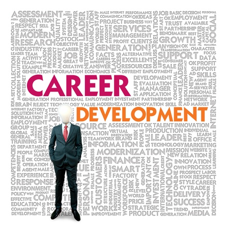Word cloud for business and finance concept, Career Developmentの写真素材