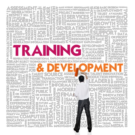 Word cloud for business and finance concept, Training and  Developmentの写真素材