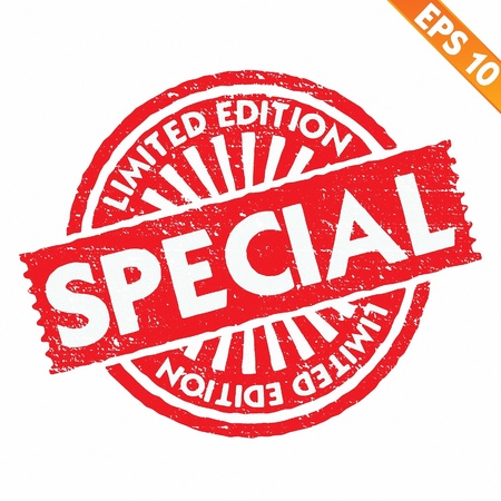 Stamp sticker limited collection  - Vector illustration のイラスト素材
