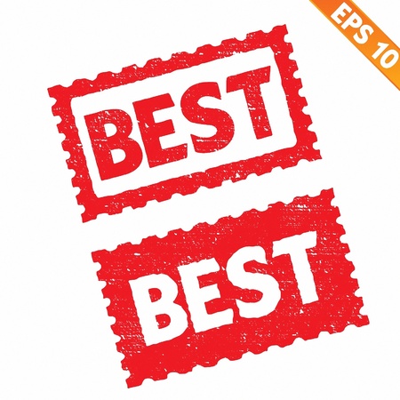 Stamp sticker best quality tag collection  - Vector illustrationのイラスト素材